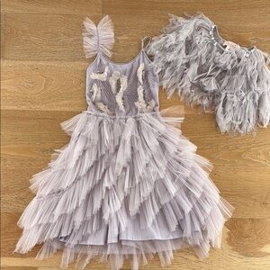 Tutu Du Monde Lavender Tulle Dress and Cape Set
